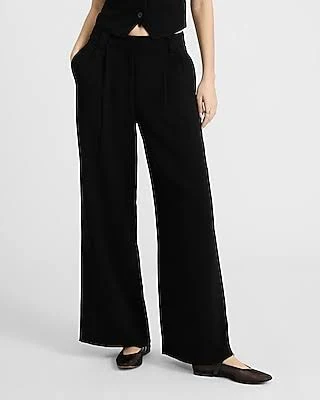 pants Express Women's Signature Crepe High Waisted Relaxed Trouser Express $88