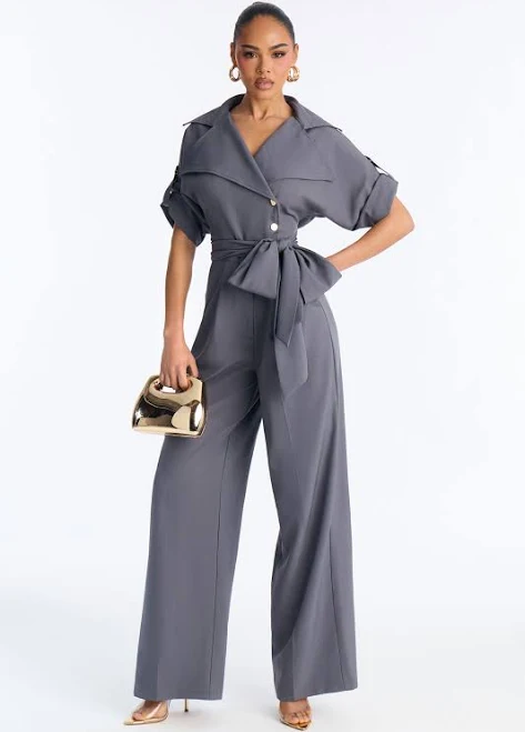 jumpsuit Fashion Nova Cynthia Cinched Waist Wide Leg Jumpsuit Fashion Nova $35.99