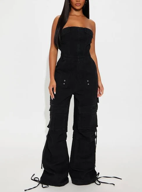 jumpsuit Fashion Nova Roman Cargo Wide Leg Jumpsuit Fashion Nova $27.98