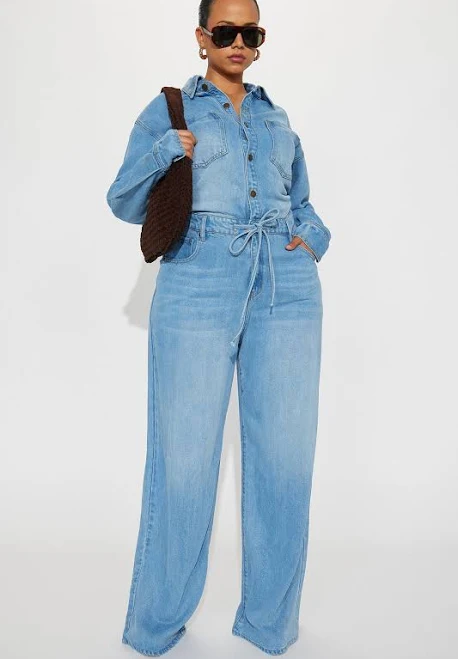 jumpsuit Fashion Nova Women's Serafi Denim Jumpsuit Fashion Nova $55.99