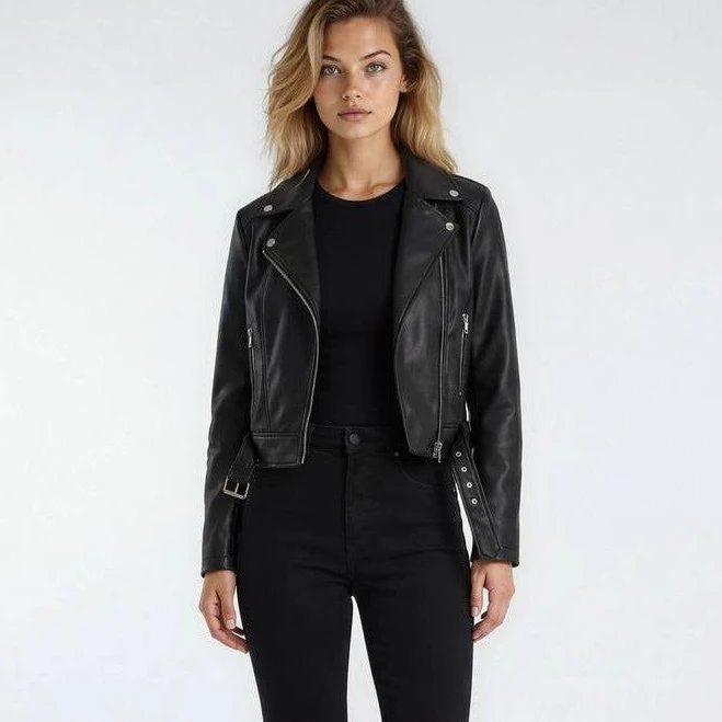 leather jacket Faux Leather Moto Jacket Forever 21 $24.99