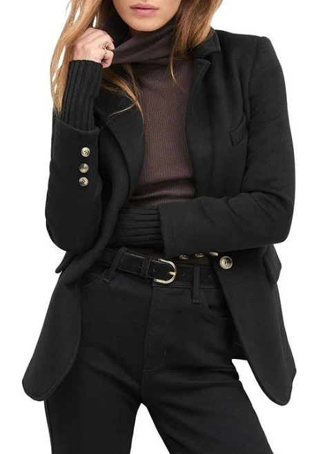 blazer Favorite Daughter Women's The City Single-Breasted Wool-Cashmere Blend Blazer Nordstrom $398