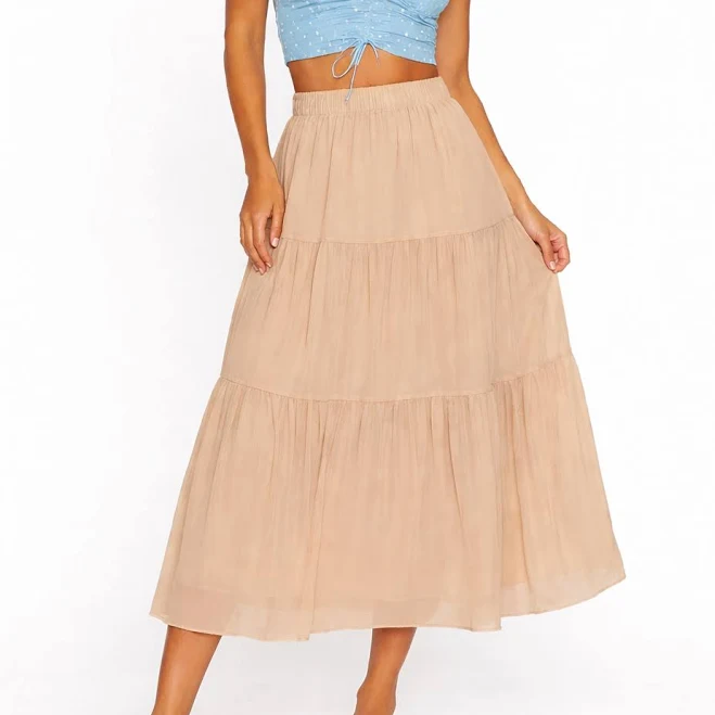 skirt Forever 21 Women's Chiffon Tiered Maxi Skirt Forever 21 $34.99