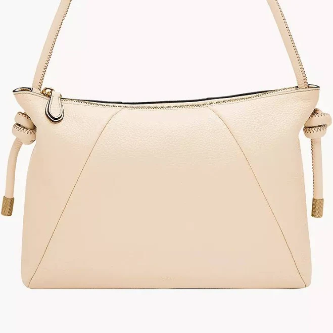 bag Fossil Women's Willa Leather Slouchy Shoulder Bag Fossil $195