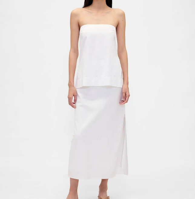 skirt Gap Women's Linen-Blend Maxi Skirt Gap $47