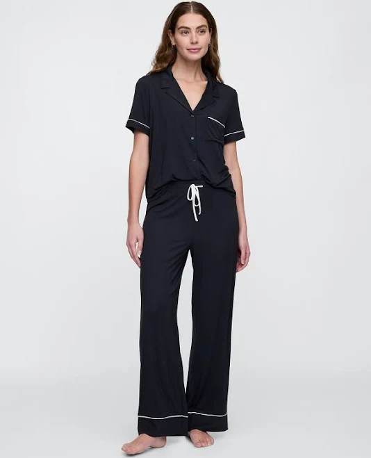 bottoms Gap Women's Modal Wide-Leg Pants Gap Factory $19.99