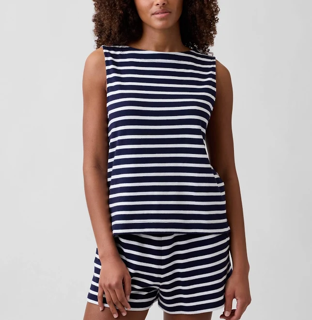 top Gap Women's Stripe Boatneck Top Gap Factory $27.99