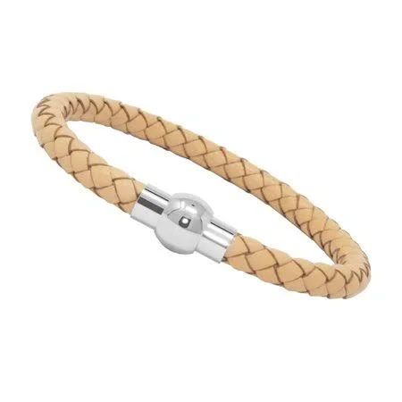 accessory Genuine Braided Leather Bracelet with Magnetic Clasp Walmart - Lozada Company LLC $10.99