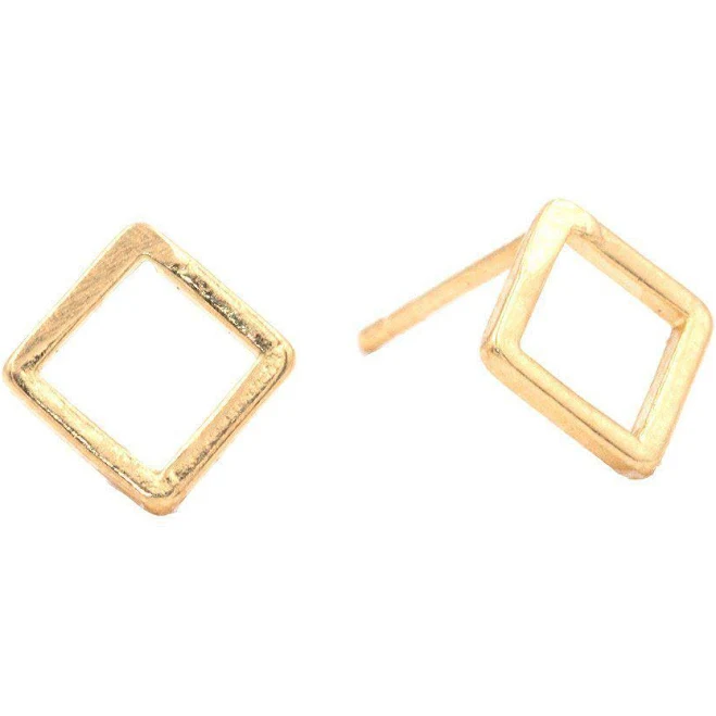 accessory Geometric Square Studs Waffles & Honey Jewelry $41