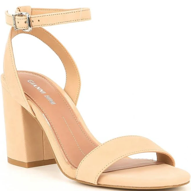 shoes Gianni Bini Arleena Suede Block Heel Sandals Dillard's $53.59