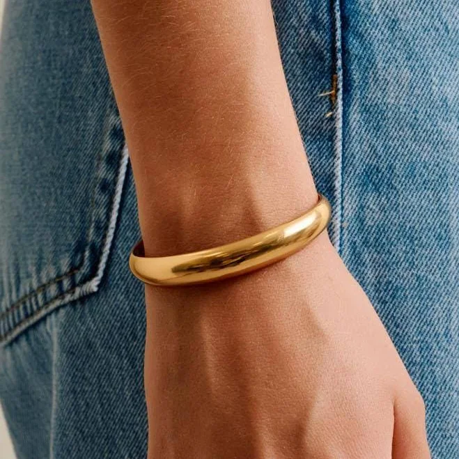 accessory Gold Bold Cuff Bracelet Etsy - Asterodea $52.28