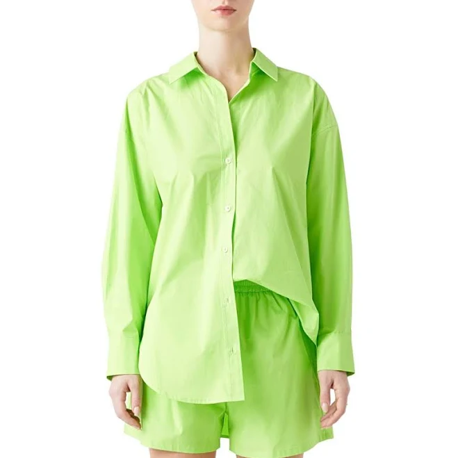 outerwear Grey Lab Oversize Collared Shirt Nordstrom $80