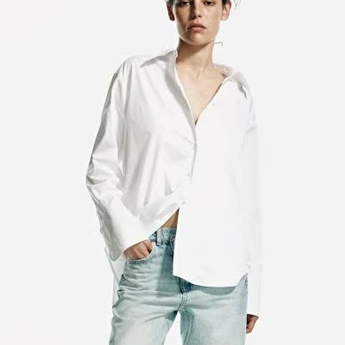 shirt H&M Ladies Cotton Poplin Shirt H&M $29.99