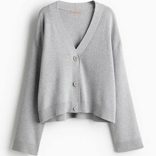 accessory H&M Ladies Melange Fine-knit Cardigan H&M $44.99