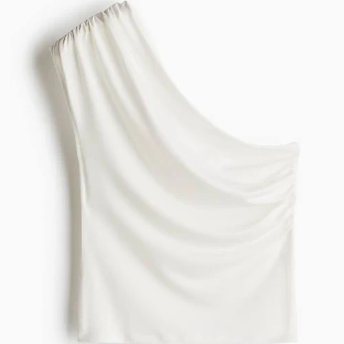 one shoulder top H&M Ladies One-Shoulder Top H&M $17.99