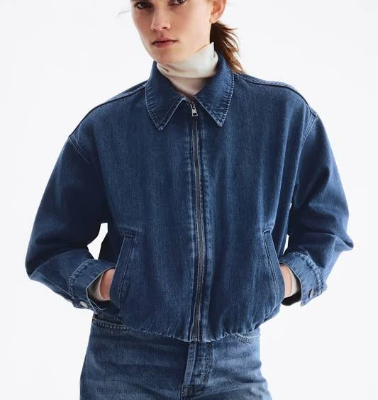 outerwear H&M Ladies Oversized Denim Jacket H&M $59.99