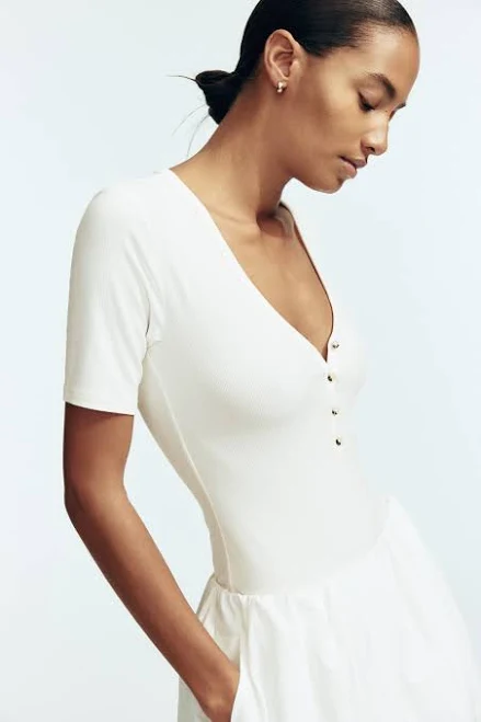 bodysuit H&M Ladies Viscose Short-Sleeved Bodysuit H&M $14.99