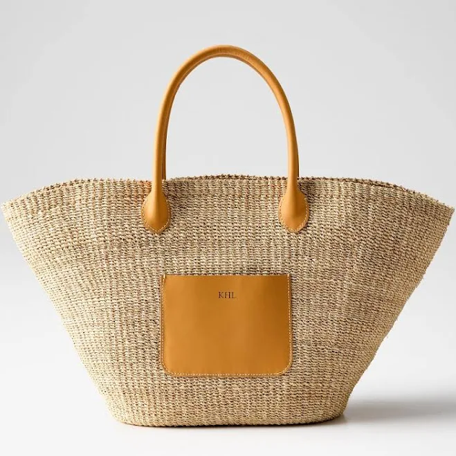 bag Handwoven Abaca Beach Tote Mark and Graham $67.49