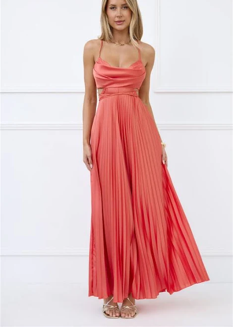 dress Hello Molly In My Prime Satin Maxi Dress Hello Molly US $99