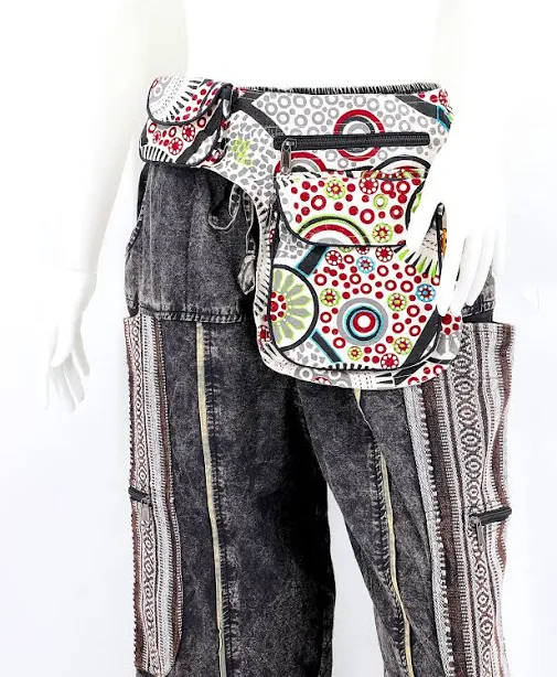 bag Himalaya Handmade Crazy Pattern Hand Embroidered Fanny Pack Etsy - HimalayaHandmadeLLC $25