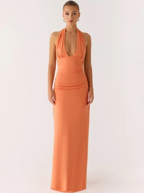 halter top Ilaria Halter Maxi Dress Peppermayo - US $90