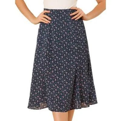 skirt Inspire Chic Women's Floral Peasant A-Line Skirt Target $26.99