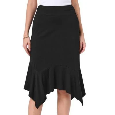 skirt Inspire Chic Women's Ruffled High Waist Flowy Midi Skirt Target $23.99