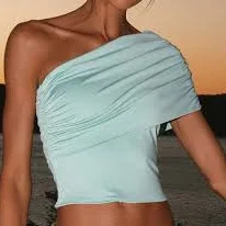 top Islington One Shoulder Top Peppermayo - US $21