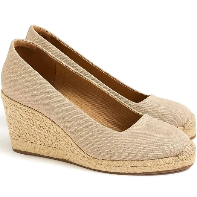shoes J.Crew Women's Canvas Espadrille Wedge J.Crew Factory $66.5
