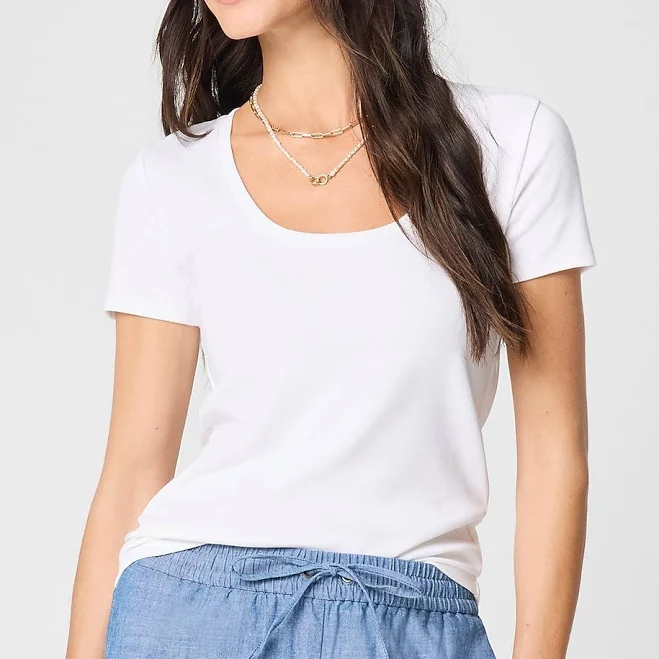 top J.Crew Women's Scoopneck Tee J.Crew Factory $24.95