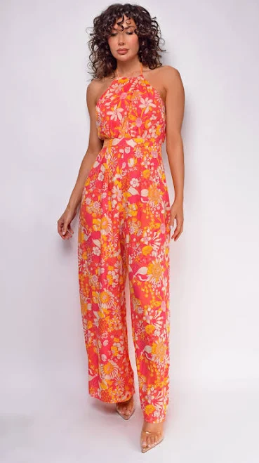 jumpsuit Jazz Floral Print Jumpsuit Emprada $69.99