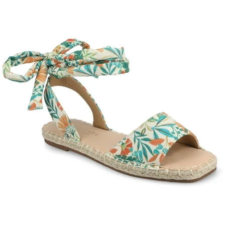 shoes Journee Collection Women's Emelie Wide Espadrille Sandals Walmart - KNS International $37