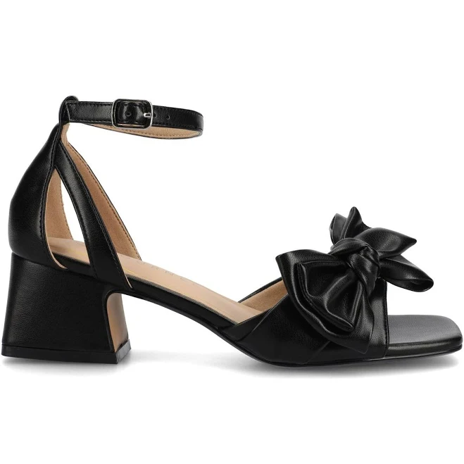 shoes Journee Zevi Block Heel Sandals with Memory Foam Insole Journee Collection $59.99