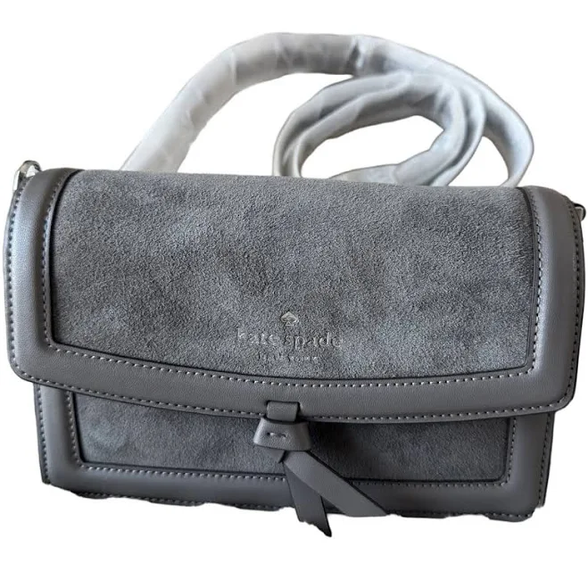 bag Kate Spade Knott Suede Leather Crossbody Bag Vestiaire Collective $98