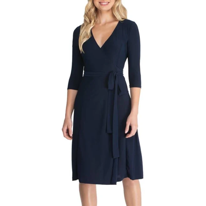 dress Kiyonna Women's Essential Wrap Dress Nordstrom $98