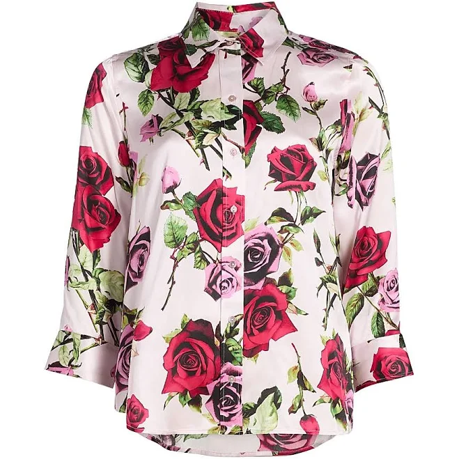 blouses L'Agence Women's Dani Silk Blouse Saks Fifth Avenue $237
