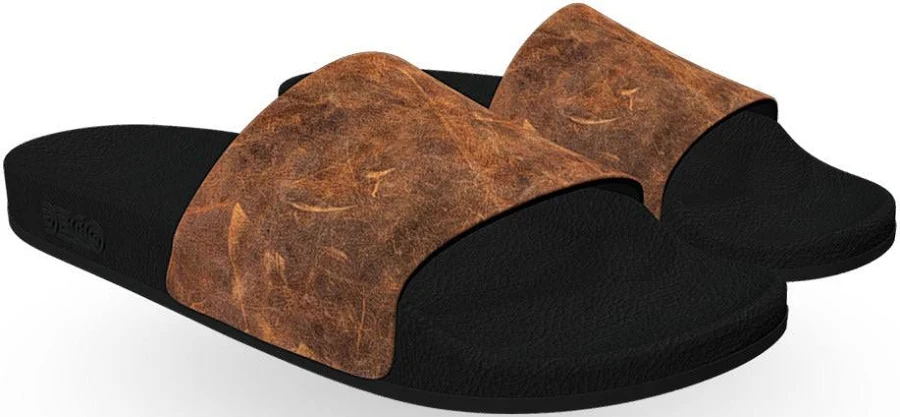 shoes Leather Slide Sandals Deco Slides $33.99