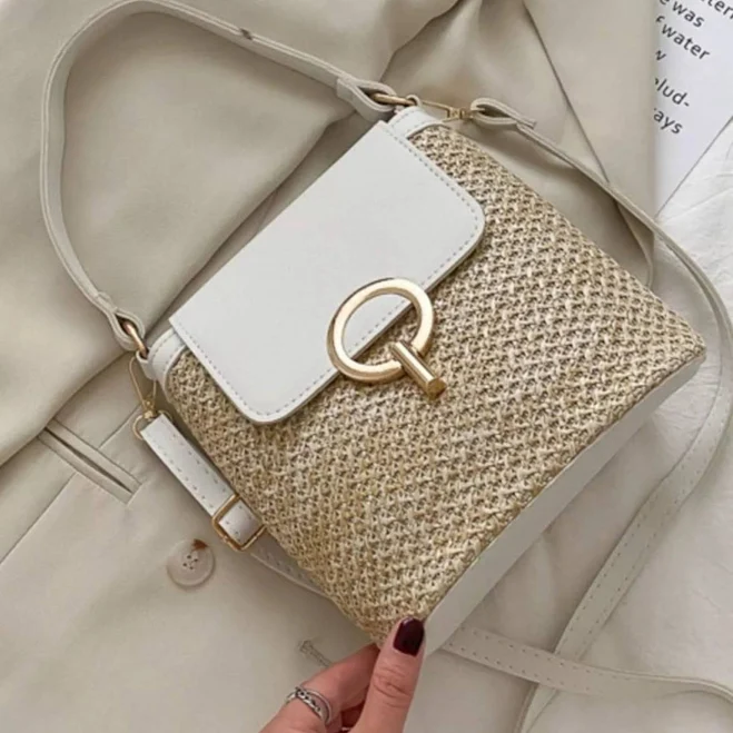 bag Lily Bloom Woven Straw Crossbody Bag Lily Bloom Store $36.99