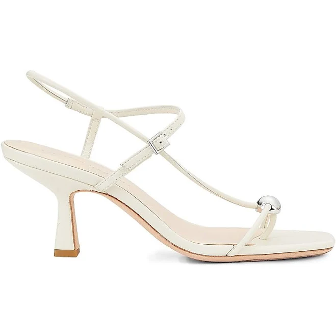 shoes Loeffler Randall Women's Triana Mid-Heel Leather Sandals Saks Fifth Avenue $350