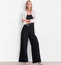 pants Loft Women's Versa Crepe Drape Palazzo Pants LOFT $41.98