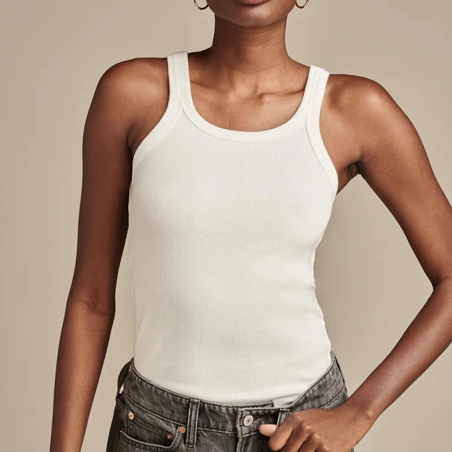 top Lucky Brand Women's Ribbed Essential Tank Top Lucky Brand $20.65