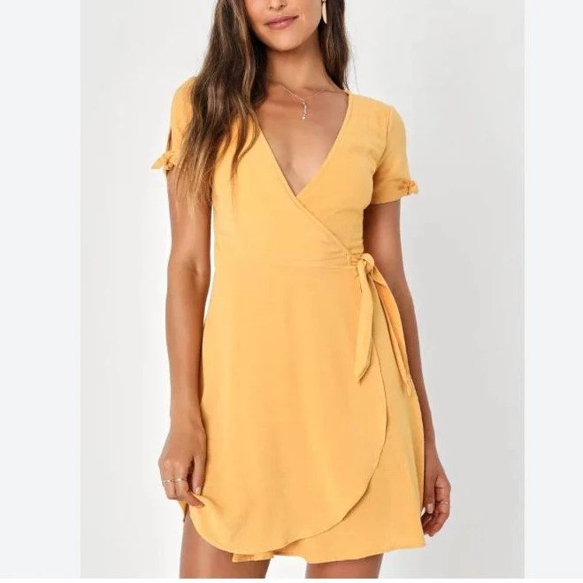 dress Lulus Exclusive Wrap Dress eBay - eshort16 $10