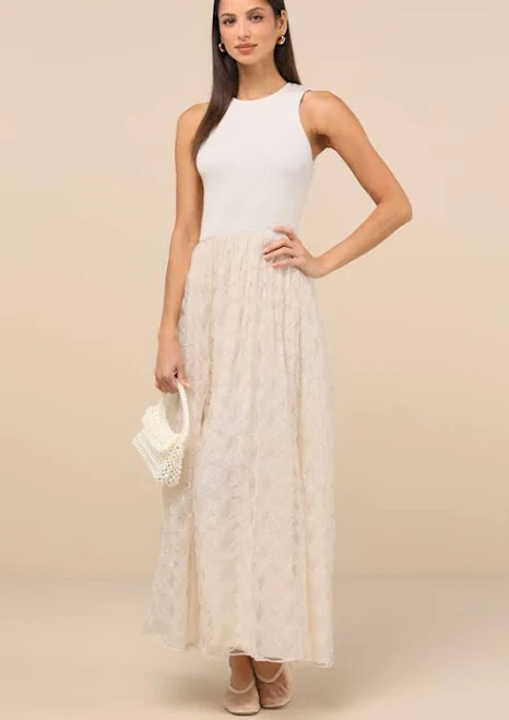dress Lulus Sleeveless Textured Maxi Dress Lulus $79