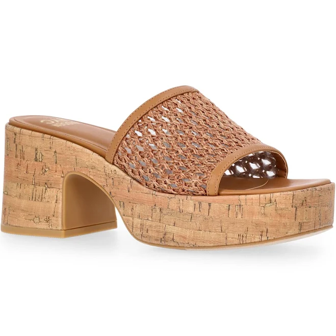 shoes Madden NYC Women's Cork Platform Heels Walmart $38