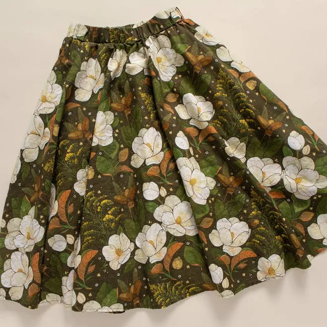 skirt Magnolia & Goldenrod Midi Skirt Morningwitch $55