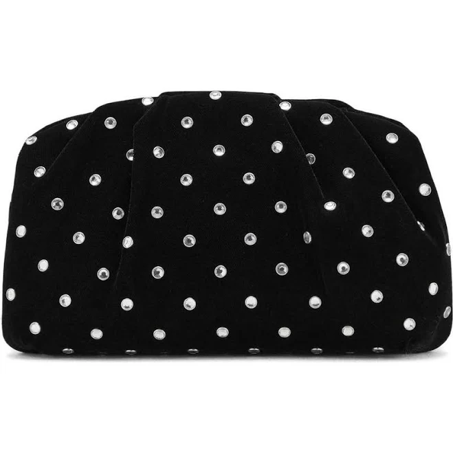 bag MANGO Women's Rhinestone Velvet Clutch Nordstrom $79.99