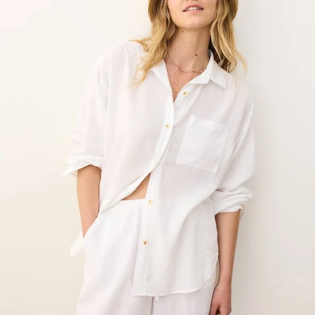 shirt Marine Layer Women's Gracey Oversized Linen Shirt Marine Layer $110