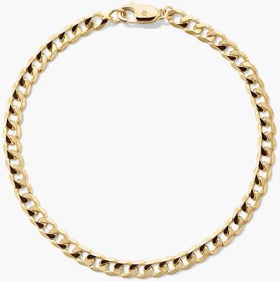 accessory Mejuri 14k Gold Flat Curb Chain Bracelet Mejuri US $148.5