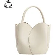 bag Melie Bianco Tulip Bone Recycled Vegan Top Handle Bag The Royal Peacock $127