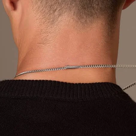 accessory Men JAXXON Cuban Link 3mm Silver Chain Jaxxon $174